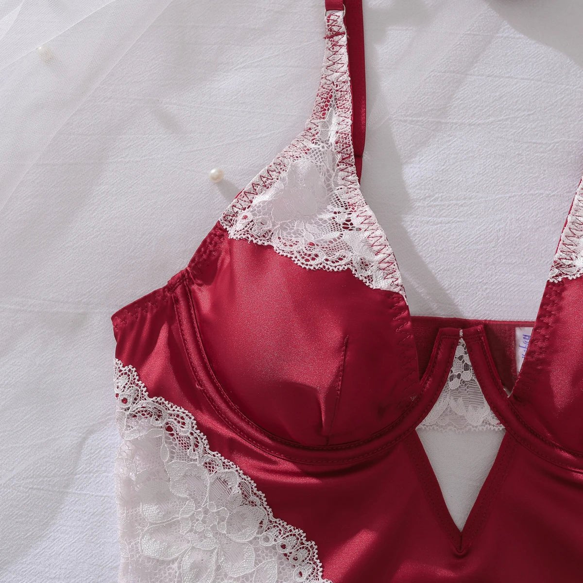 Red Rose Reverie Nightslip - Lovegood Lingerie