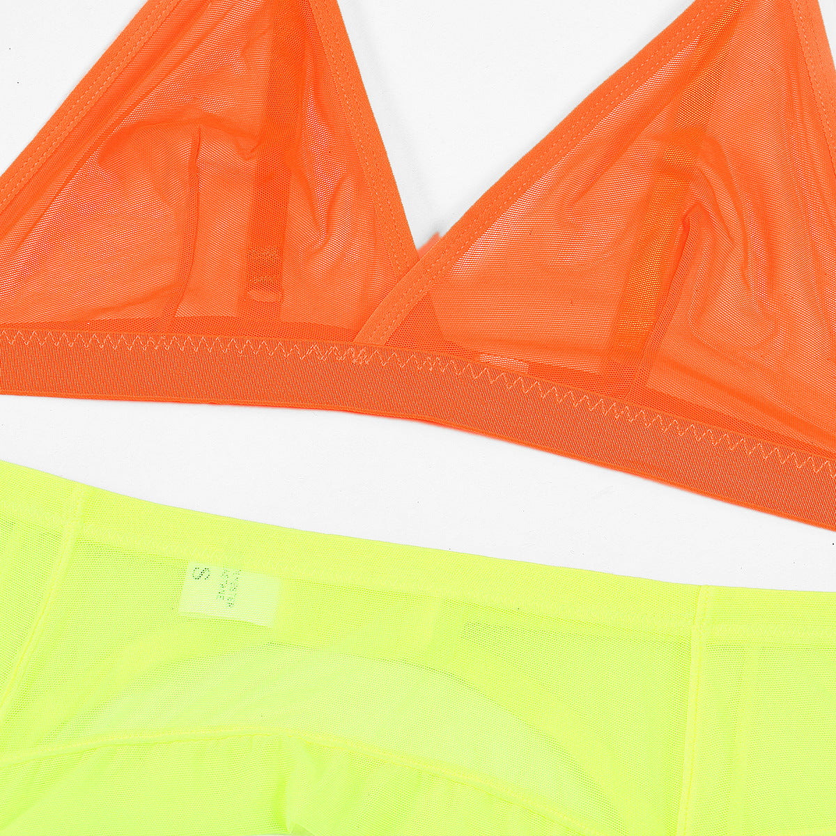 Let's Get Ravey Neon Lingerie Set