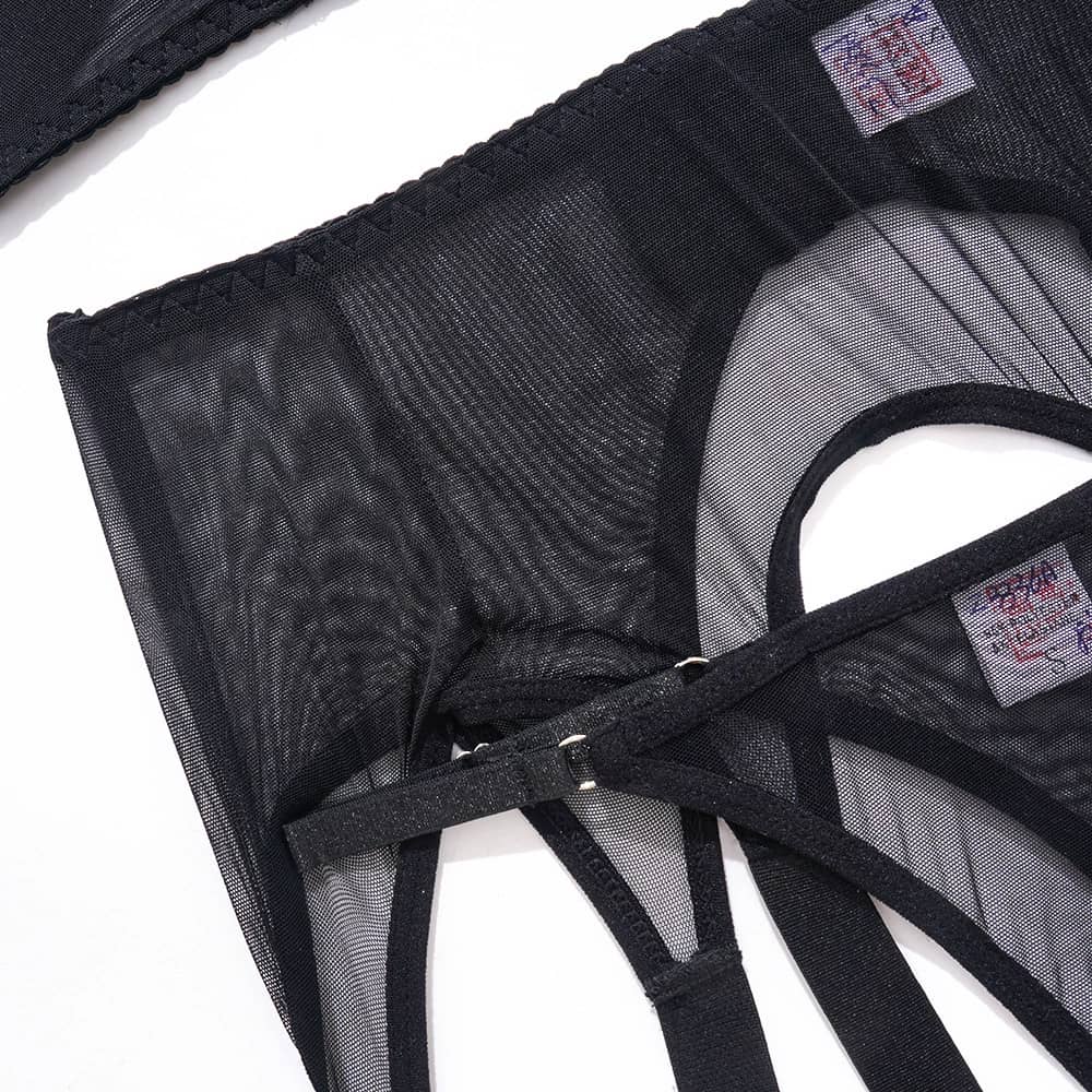 Morgan Black Soft Lingerie Set
