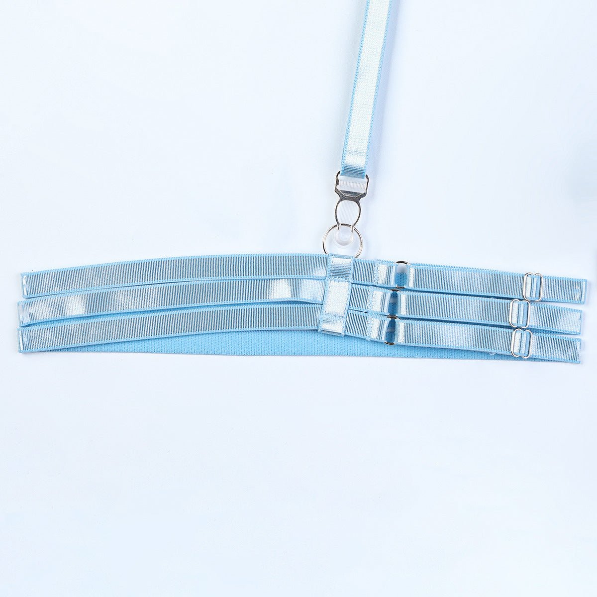 The Classic Bodysuit (Black & Blue) - Lovegood Lingerie