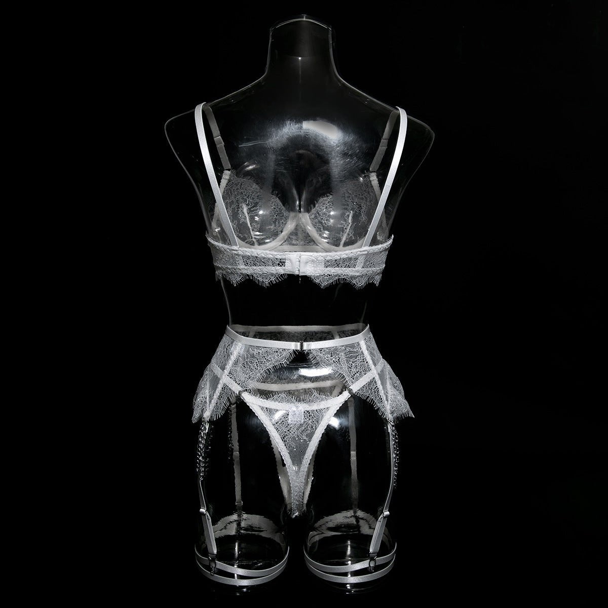 Ruffled Romance Lacey Lingerie Set - Lovegood Lingerie