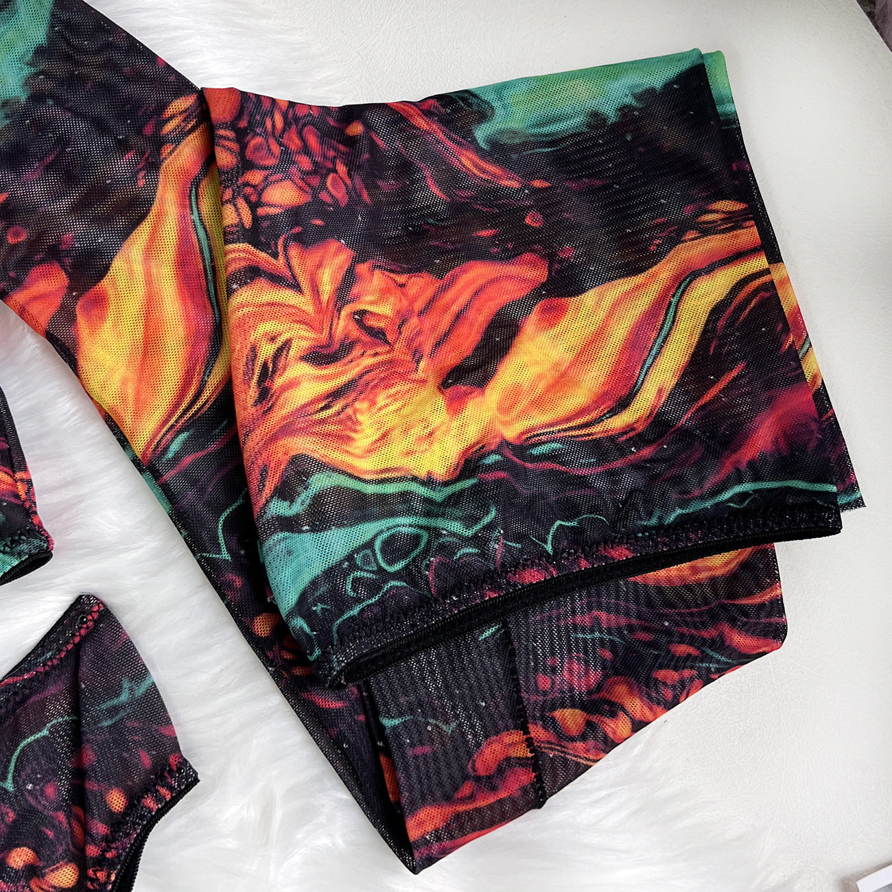 Cosmic See-Through Lingerie Set