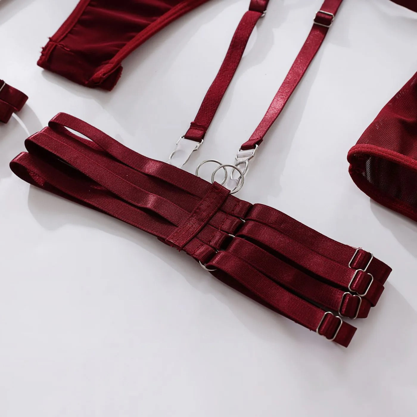 Delilah Bodysuit - Wine Red or Forest Green