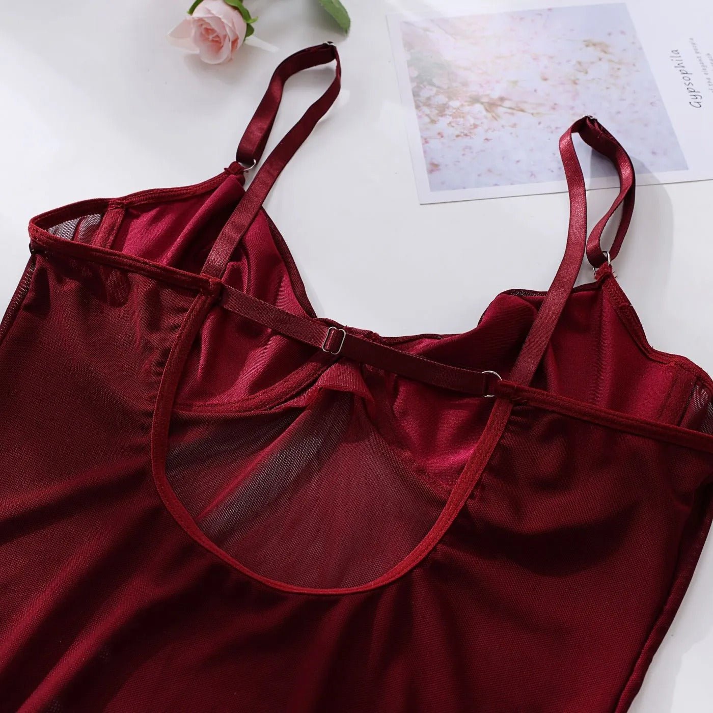 Delilah Bodysuit - Wine Red or Forest Green - Lovegood Lingerie