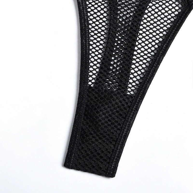 "The Secret Agent" Lingerie Set - Black or Red
