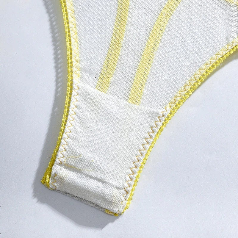 Floral Embroidery Bodysuit