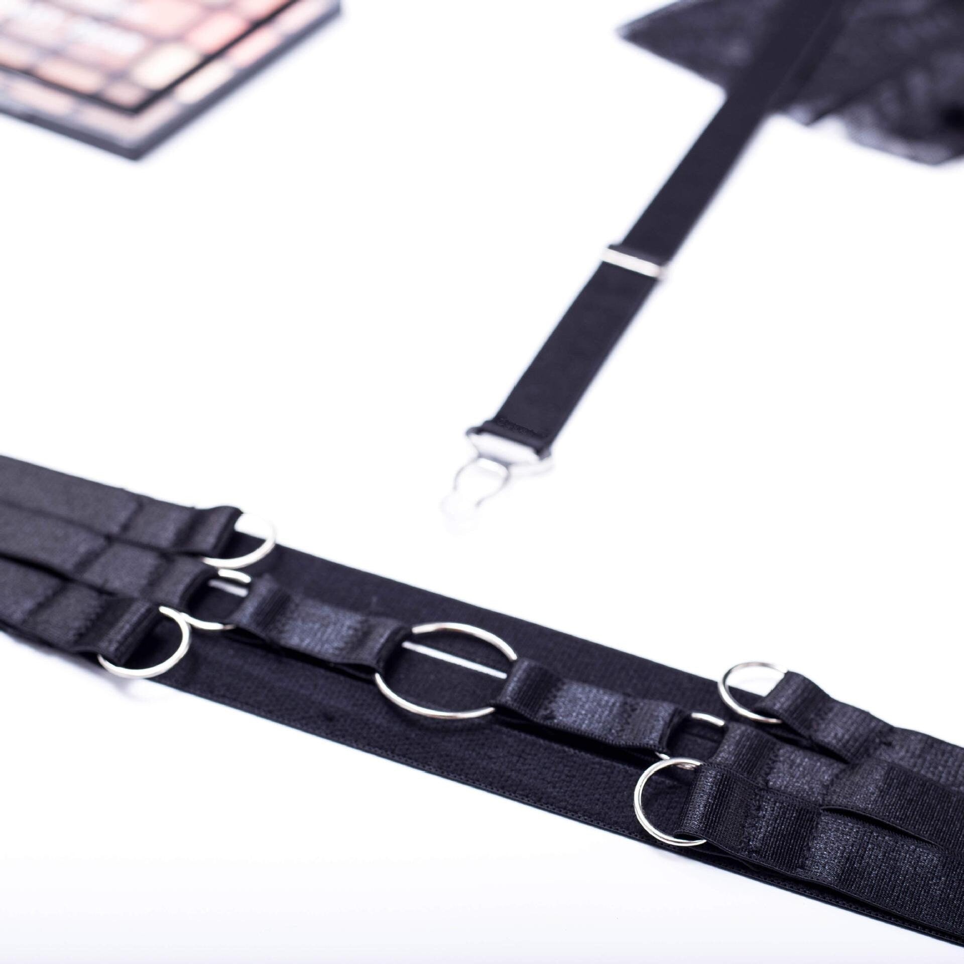 Black Polka Dot Sheer Bodysuit Lingerie - Lovegood Lingerie