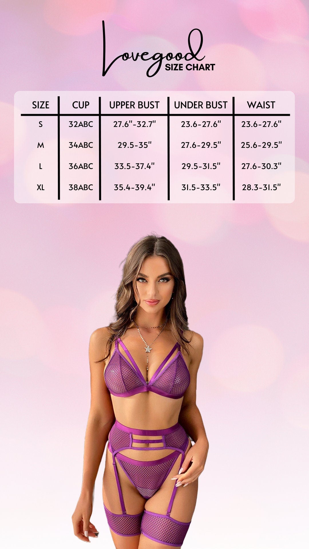 Boho Embroidered Lingerie Set - Yellow - Lovegood Lingerie