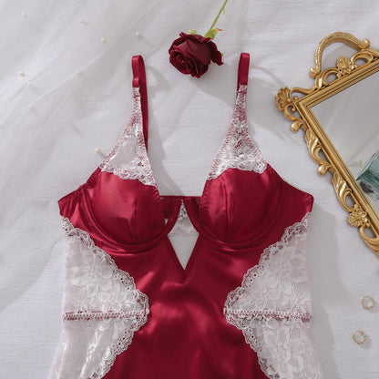 Red Rose Reverie Nightslip - Lovegood Lingerie