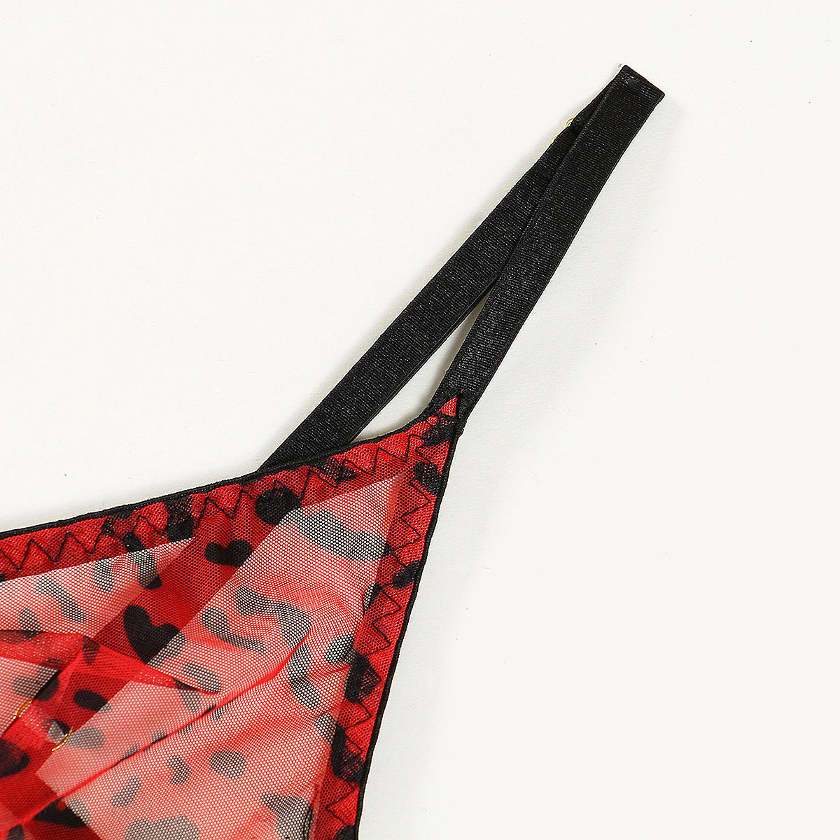 Crimson Panther Lingerie Set