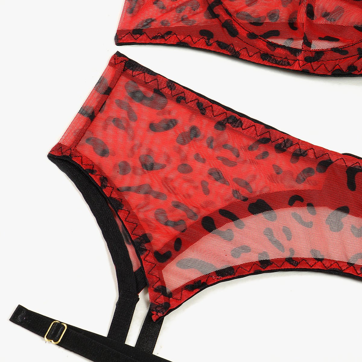 Crimson Panther Lingerie Set - Lovegood Lingerie