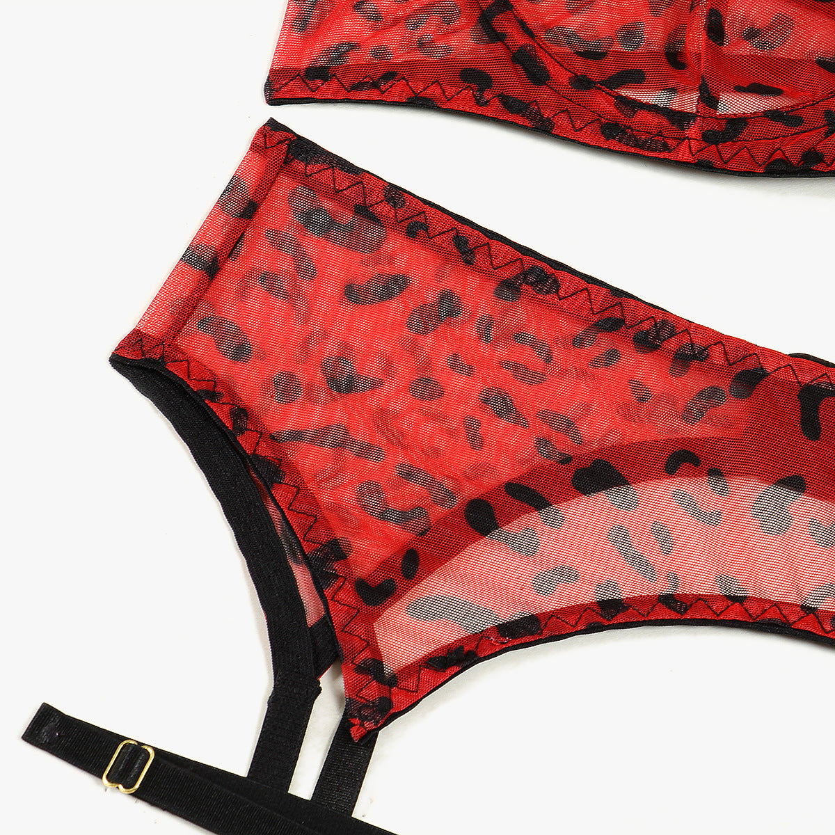 Crimson Panther Lingerie Set