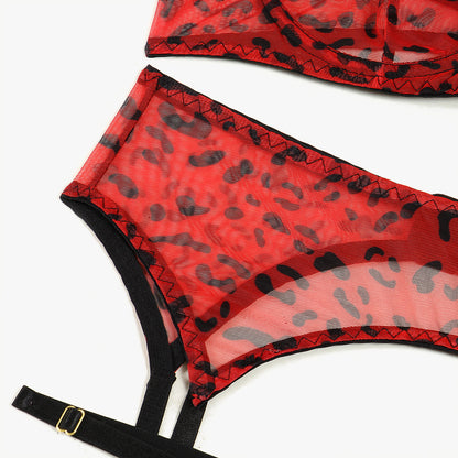 Crimson Panther Lingerie Set