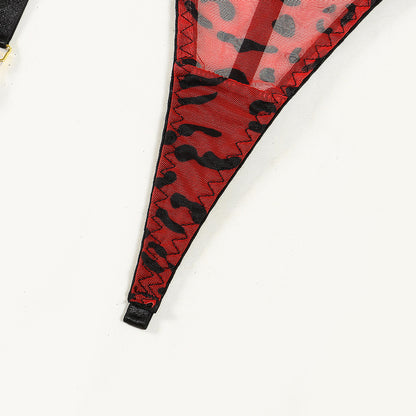 Crimson Panther Lingerie Set