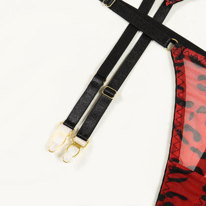 Crimson Panther Lingerie Set