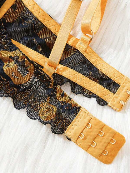 Wicked Pumpkin Lingerie Set