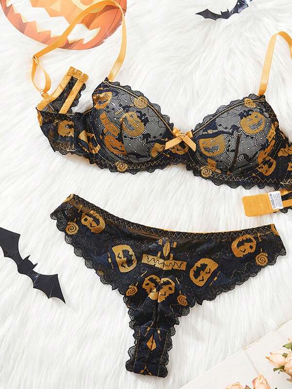 Wicked Pumpkin Lingerie Set - Lovegood Lingerie