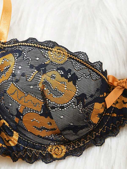 Wicked Pumpkin Lingerie Set