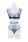 Floral Embroidered Coastal Lingerie Set
