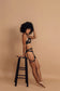 Black Racerback Lingerie Set