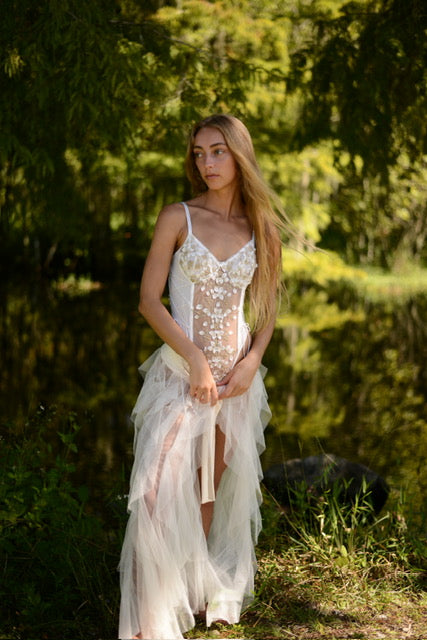White Vine Bodysuit