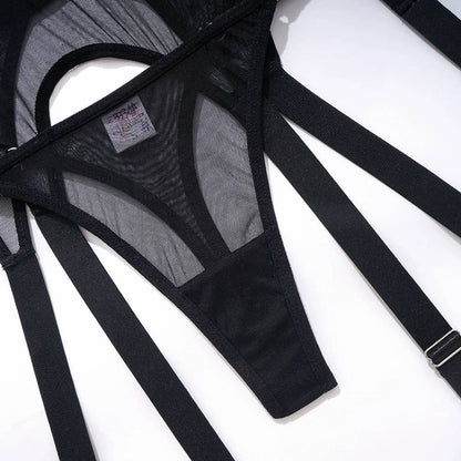 Morgan Black Soft Lingerie Set