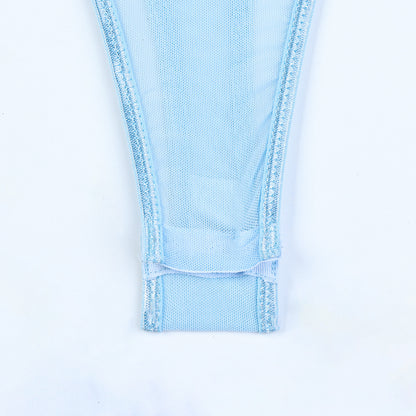 The Classic Bodysuit (Black & Blue)