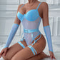 The Classic Bodysuit (Black & Blue)
