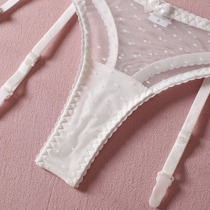 White Frilly Bridal Lingerie Set