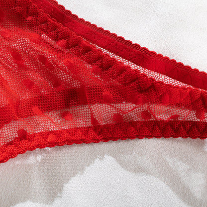 Fiona Polka Dotted Bustier - White, Black, & Red