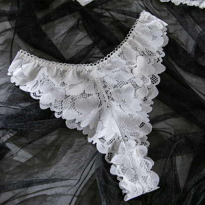 White Orchid Bridal High Waisted Lingerie Set