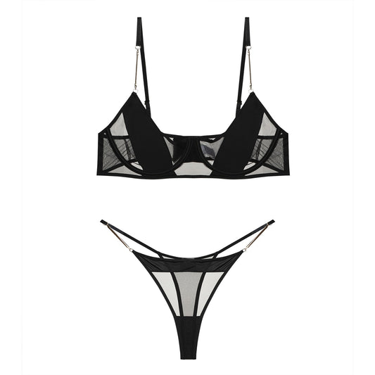 Luxe Obsidian Lingerie Set