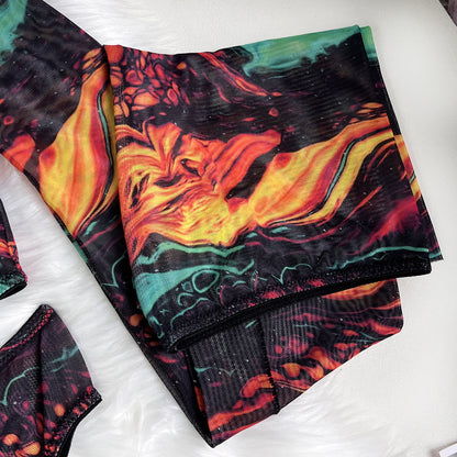 Cosmic See-Through Lingerie Set