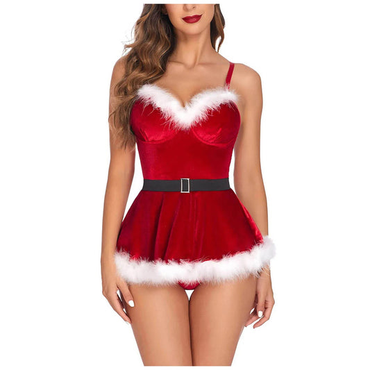 Mrs. Claus Lingerie Set - Lovegood Lingerie