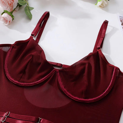 Delilah Bodysuit - Wine Red or Forest Green