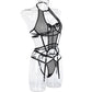 "The Secret Agent" Lingerie Set - Black or Red