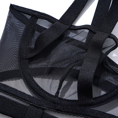 Classic Black Lingerie Set With Straps