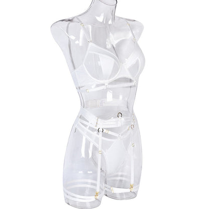 White Bridal Victoria See-Through Lingerie Set