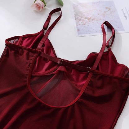 Delilah Bodysuit - Wine Red or Forest Green