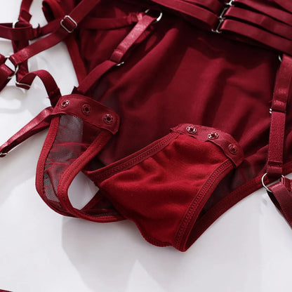 Delilah Bodysuit - Wine Red or Forest Green