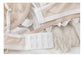Sexy White French Lace Embroidered Brassier Set