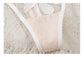 Sexy White French Lace Embroidered Brassier Set