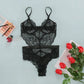 Black Lace Bodysuit