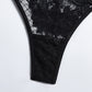 Black Racerback Lingerie Set